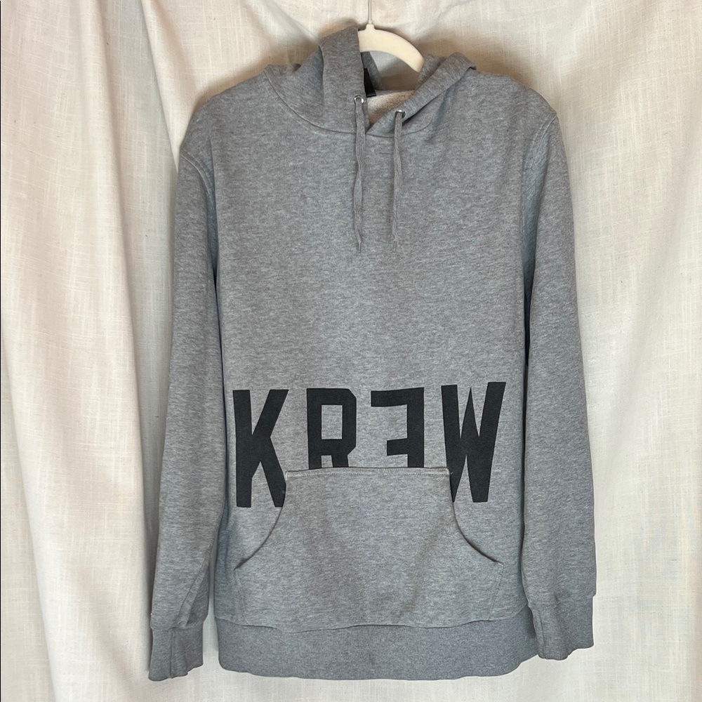 Logo Crewneck Hoodie - Gray